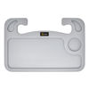 Picture of EcoNour 2 in 1 Car Steering Wheel Desk | Dark Grey Food Tray for Car | Steering Wheel Lap Desk for Car | Travel Car Accessories | Car Stand Trays for Eating | Multipurpose Car Steering Wheel Desk Tray