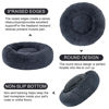 Picture of Kimpets Dog Bed Calming Dog Beds for Small Medium Large Dogs - Round Donut Washable Puppy Dog Bed, Anti-Slip Faux Fur Fluffy Donut Cuddle Anxiety Cat Pet Bed(32" Dark Grey)