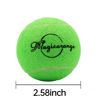 Picture of Magicorange Tennis Balls, 12 Pack Advanced Training Tennis Balls Practice Balls, Pet Dog Playing Balls, Come with Mesh Bag for Easy Transport, Good for Beginner Training Ball (Cyan)