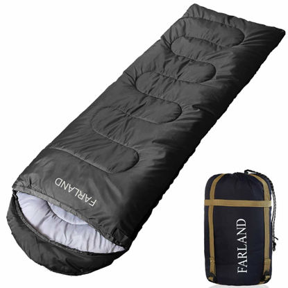 Picture of FARLAND Sleeping Bags 20℉ for Adults Teens Kids with Compression Sack Portable and Lightweight for 3-4 Season Camping, Hiking,Waterproof, Backpacking and Outdoors
