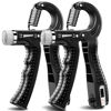 Picture of KDG Hand Grip Strengthener 2 Pack(Black) Adjustable Resistance 10-130 lbs Forearm Exerciser，Grip Strength Trainer for Muscle Building and Injury Recovery for Athletes
