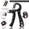 Picture of KDG Hand Grip Strengthener 2 Pack(Black) Adjustable Resistance 10-130 lbs Forearm Exerciser，Grip Strength Trainer for Muscle Building and Injury Recovery for Athletes