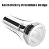 Picture of EASTROCK Trombone Mouthpiece,Silver Plated Trombone Mouthpiece Large Shank 4AL, Trombone Instrument Accessories Vacuum Packed