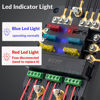 Picture of WUPP 12V Fuse Block with Relay, Automotive 6 Circuits Fuse and Relay Box With ACC Interface, Universal Fuse Block and Relay Kit for Cars Trucks Marine Boat
