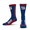Picture of For Bare Feet NFL NEW YORK GIANTS MVP Crew Sock Team Color Large
