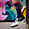 Picture of For Bare Feet NFL NEW ENGLAND PATRIOTS MVP Crew Sock Team Color Large