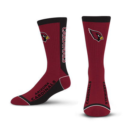 Picture of For Bare Feet NFL ARIZONA CARDINALS MVP Crew Sock Team Color Large