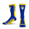 Picture of For Bare Feet NFL LOS ANGELES RAMS MVP Crew Sock Team Color Large
