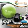 Picture of SmarterLife Exercise Ball Yoga Ball for Fitness, Balance, Stability, or Pregnancy, Gym Ball for Core Workout, Physical Therapy, Yoga Ball Chair for Office, Anti-Slip Anti-Burst (65 cm, Lime)