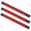 Picture of ALOANES 3 PC ABS Socket Organizer, 3/8 inch, Drive Socket Rail Holders, Heavy Duty Socket Racks, Black Rails with Red Clips