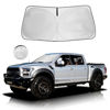 Picture of Windshield Sun Shade for Ford F150 2021-2024 F-150 Lariat, King Ranch, Platinum, XL XLT Limited Raptor Truck Accessories Super Cab Pickup Window Sunshade Sun Visor Protector Foldable UV Heat Shield