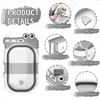 Picture of MoreFeel Collapsible Baby Bathtub for Newborn with Thermometer & 1 Hooded Towel & 1 Soft Floating Cushion,Portable Travel Bathtub with Drain Hole, Durable Foldable Baby Tubs for Infants to Toddler
