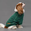Picture of Fitwarm 3 Pack Fleece Dog Sweater, Turtleneck Dog Sweatshirt, Dog Winter Clothes for Small Dogs Boy Girl, Pet Pullover Jumper, Cat Apparel, Dark Green, Teal Green, Olive Green, XXL