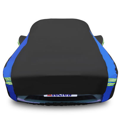 Picture of Avecrew Car Cover for Tesla Model Y, Custom Fit Full Exterior Cover with Charging Port and Breathable Ventilation Mesh, Waterproof All Weather Outdoor Rain Snow Sun Protection Cover