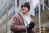 Picture of Ultra Game Standard Super Soft Marled Winter Beanie Knit Hat with Extra Warm Touch Screen Gloves, Black