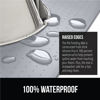 Picture of Gorilla Grip 100% Waterproof Raised Edge BPA Free Silicone Pet Feeding Mat, Dog Cat Food Mats Contain Spills Protects Floors, Placemats for Cats, Dogs Water Bowl, Pets Accessories 18.5x11.5 Light Gray