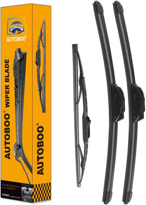 Picture of 3 Wipers Replacement for GMC Terrain Windshield Wiper Blades with Rear 2018 2019 2020 2021 2022 2023 24"+18"+12inch