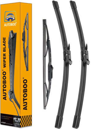 Picture of 3 Wipers Replacement for Chevy Chevrolet Traverse Windshield Wiper Blades with Rear 2012 2013 2014 2015 2016 2017 24"+21"+13inch