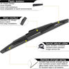 Picture of 3 Wipers Replacement for Kia Sedona 2015-2021 Telluride 2020 2021 2022 2023 Windshield Wiper Blades with Rear 26"+18"+13inch