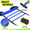Picture of Teenitor Agility Ladders, 13 Rung Agility Ladder Speed Ladder Footwork Ladder with Carry Bag, Workout Ladder for The Ground Training Ladder