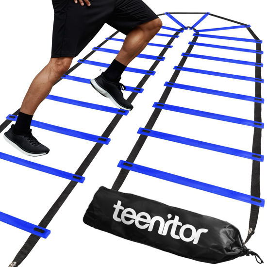 Picture of Teenitor Agility Ladder Agility Training Ladder Speed Ladder Speed Training Equipment for Soccer, Football Agility Training Equipment with Carrying Bag
