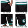 Picture of Ultra Game Men's Standard NBA Active Knit Basketball Training Shorts, Team Color, Small