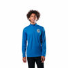 Picture of Ultra Game Men's Standard Quarter Zip Pullover Long Sleeve Tee, Deep Blue, Small
