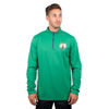 Picture of Ultra Game Men's Standard Quarter Zip Pullover Long Sleeve Tee, Kelly Green, Small