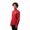 Picture of Ultra Game Men's Standard Quarter Zip Pullover Long Sleeve Tee, Team Color, Medium