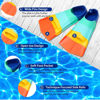 Picture of Foyinbet Kids Swim Fins,Short Youth Fins Swimming Flippers for Lap Swimming and Training for Children Girls Boys Youth Women Men Small