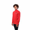 Picture of Ultra Game Men's Standard Quarter Zip Pullover Long Sleeve Tee, Team Color, Small