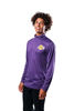 Picture of Ultra Game Men's Standard Quarter Zip Pullover Long Sleeve Tee, Team Color, Large