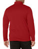 Picture of Ultra Game Men's Standard Quarter Zip Pullover Long Sleeve Tee, Team Color, Small