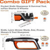 Picture of SHARPAL Pocket Knife Sharpener & Garden Tool Sharpener, Sharpening Straight and Serrated Knives, Lawn Mower Blade, Axe, Pruners, Shears, Scissors, Combo Gift Pack w/Greeting Card