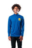 Picture of Ultra Game Men's Standard Quarter Zip Pullover Long Sleeve Tee, Royal, Small