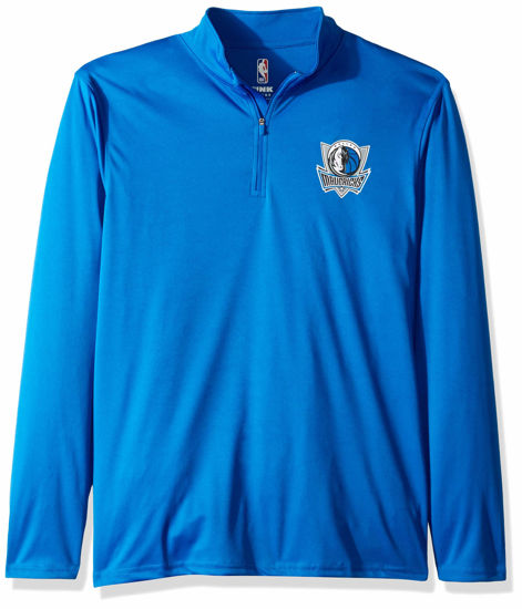 Picture of Ultra Game Men's Standard Quarter Zip Pullover Long Sleeve Tee, Team Color, Large