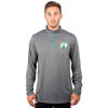 Picture of Ultra Game Men's Standard Quarter Zip Pullover Long Sleeve Tee, Heather Charcoal, XX-Large