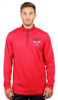 Picture of Ultra Game Men's Standard Quarter Zip Pullover Long Sleeve Tee, Team Color, XX-Large