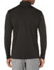 Picture of Ultra Game Men's Standard Quarter Zip Pullover Long Sleeve Tee, Black, Small
