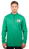Picture of Ultra Game Men's Standard Quarter Zip Pullover Long Sleeve Tee, Team Color, Medium