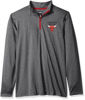 Picture of Ultra Game Men's Standard Quarter Zip Pullover Long Sleeve Tee, Heather Charcoal, Small