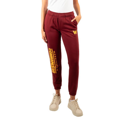 Picture of Ultra Game NFL Women's Super Soft Fleece Jogger Sweatpants, Team Color Updated, Washington Commanders, Large