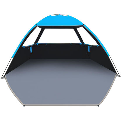 Picture of Venustas Beach Tent Sun Shelter for 3/4-5/6-7/8-10 Person, UPF 50+ UV Protection Beach Canopy, Lightweight and Easy Setup Cabana, Portable Beach Shade Tent