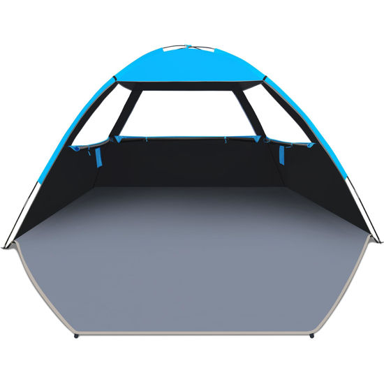 Picture of Venustas Beach Tent Sun Shelter for 3/4-5/6-7/8-10 Person, UPF 50+ UV Protection Beach Canopy, Lightweight and Easy Setup Cabana, Portable Beach Shade Tent