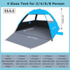 Picture of Venustas Beach Tent Sun Shelter for 3/4-5/6-7/8-10 Person, UPF 50+ UV Protection Beach Canopy, Lightweight and Easy Setup Cabana, Portable Beach Shade Tent