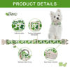 Picture of Unique style paws St. Patrick's Day Dog Collar Plastic Buckle Collar with Pendant Green Lucky Magic Hat Gift for Small Medium Large Boys Girls Dogs