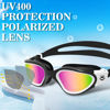 Picture of WIN.MAX Polarized Swimming Goggles Swim Pool Goggles Anti Fog Anti UV No Leakage Clear Vision for Men Women Adults Teenagers