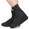 Picture of Rain Shoe Covers | Waterproof Shoe Covers for Men Women | Reusable Galoshes Overshoes (Black, Small)