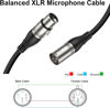 Picture of EBXYA XLR Cable 3ft 10 Packs - Premium Balanced Microphone Cable with 3-Pin XLR Male to Female Mic Speaker Cable, Black