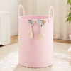 Picture of Artfeel Laundry Basket,Woven Cotton Rope Laundry Hamper,60L for Decorative Storage of Dirty Clothes,Toys and Blankets in Bathroom,Baby Room and Living Room